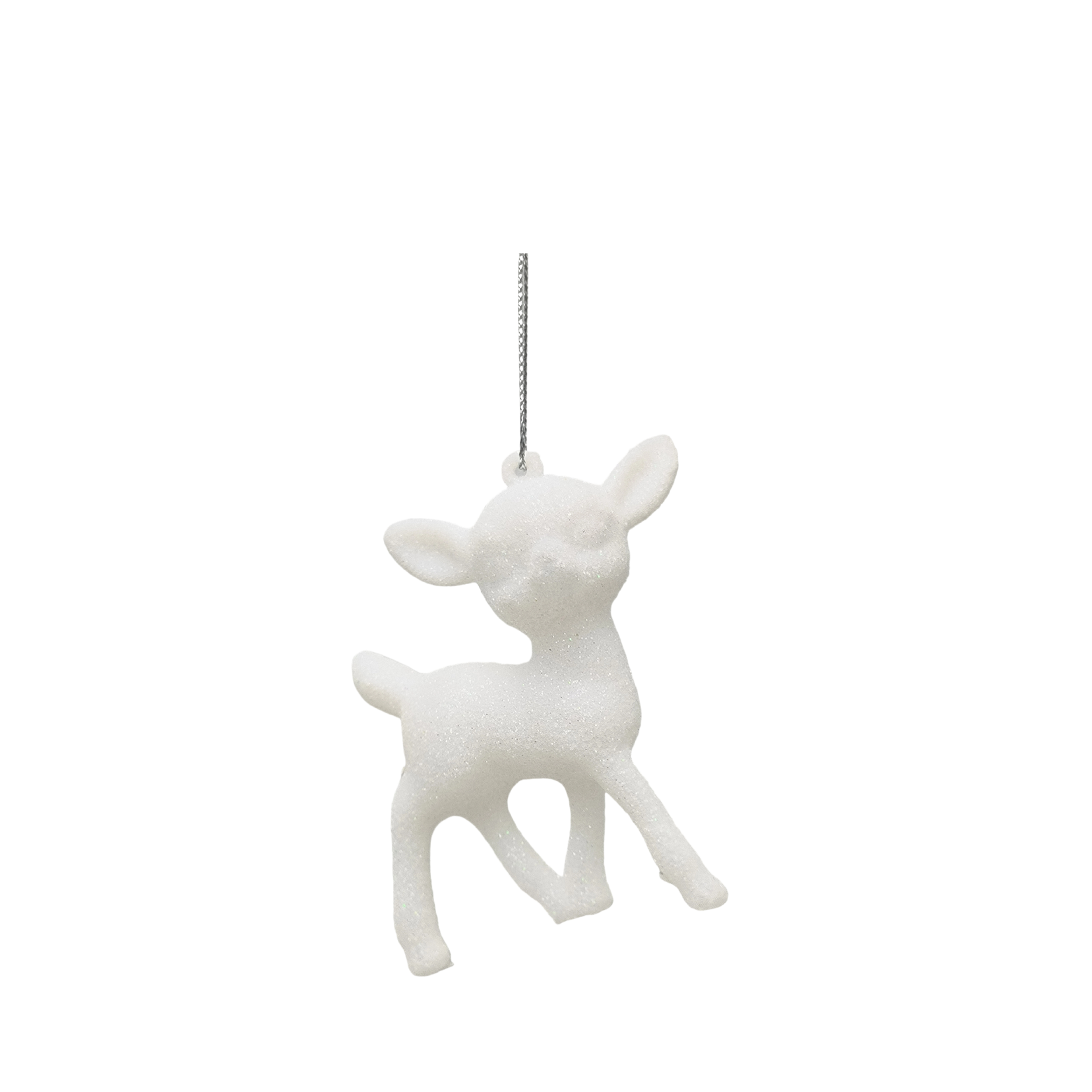 Bambi Weihnachtskugeln mit Glitzer